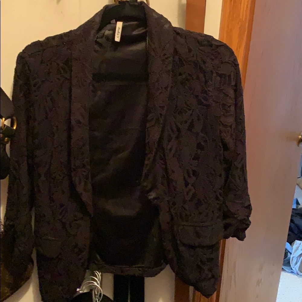 Lace blazer